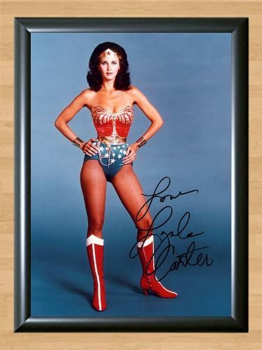 REPRINT LYNDA CARTER 5 Wonder Woman autographed signed photo 