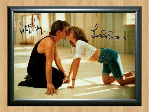 A3 Framed Poster Dirty Dancing Signed Picture