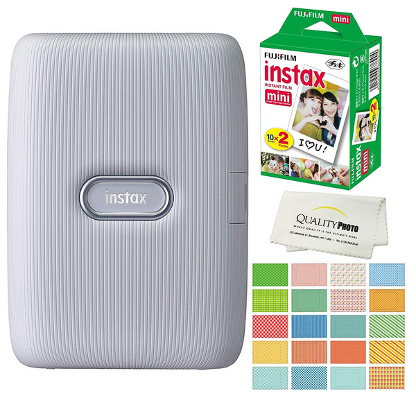 Fujifilm Instax Mini Link Smartphone Printer Plus Fujifilm Instax