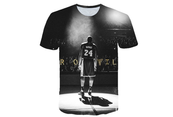 Kobe Bryant Short Sleeve 3D Print T-shirt Casual Top - Inspire Uplift