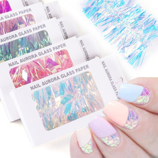 nail decoration, case, nail stickers, Holographic