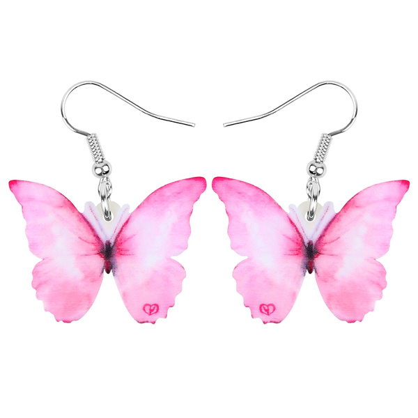 Big Pink Coffin Stud Earrings (8x13) — Inchoo Bijoux