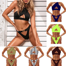 Summer, Halter, Bikini swimwear, sexy bikini