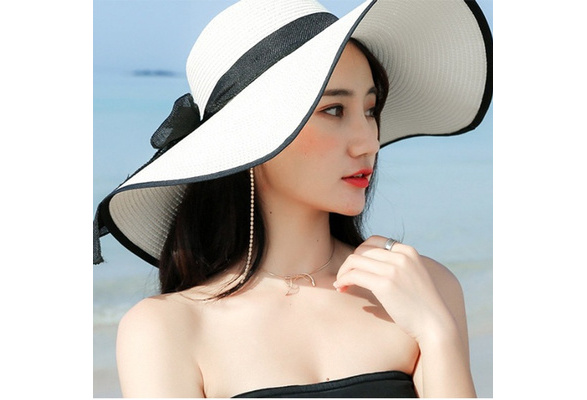 90cm Plus Large Size Summer Beach Sun Hat Anti-uv Sun Protection Straw Cap  Cover Oversized