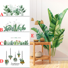 PVC wall stickers, Home & Kitchen, Plants, living room