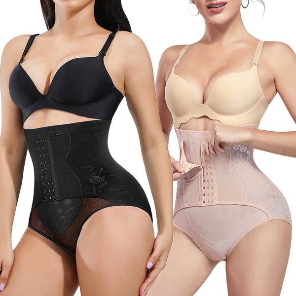 Women's Mid Section Control Body Shaper High Waist Shapewear Hold In The Tummy  Control Panties Body Shaping Underwear