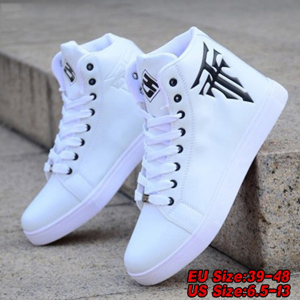 New Mens High Top Sneaker Canvas Shoes Men Sports Shoes Skateboard ...