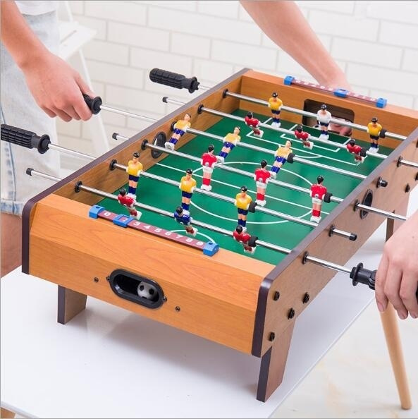 Mini Foosball Table Top Wooden Kids Children's Table Football Machine ...