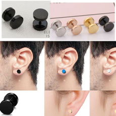 Stainless, Stud, Fashion, Silver Earrings