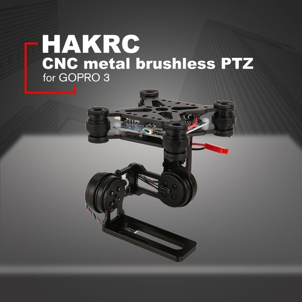 HAKRC CNC Metal Brushless BGC2.2 PTZ Control Panel Gimbal Stabilizer Drone Camera Gopro3 DJI Phantom | Wish