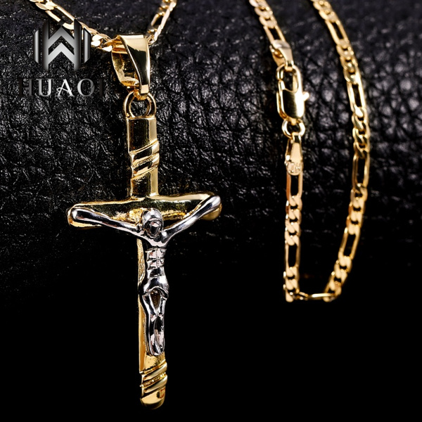 Women Mens Religion INRI Crucifix Jesus 