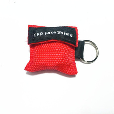 First Aid, breathing, Key Chain, Chain
