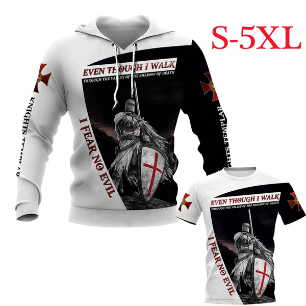 Knights templar store 3d hoodie