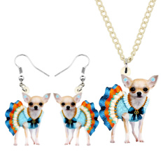 charmearringsnecklace, dogearring, chihuahuadog, Dress