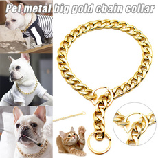 goldplated, Chain, gold, Pets