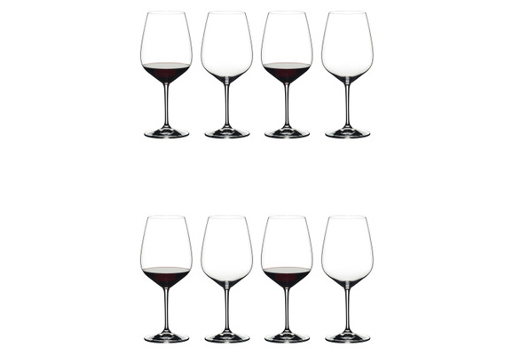 Riedel Heart to Heart Crystal Dishwasher Safe Cabernet Red Wine