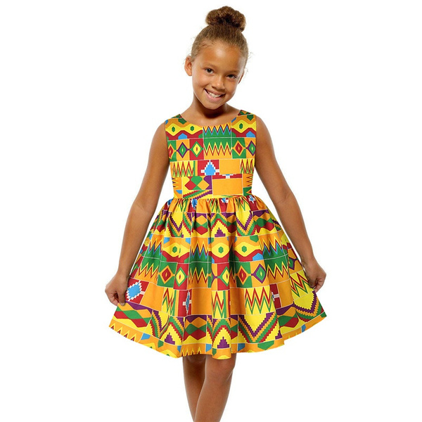 African Girls Dress, African Print Dress for Girls, African