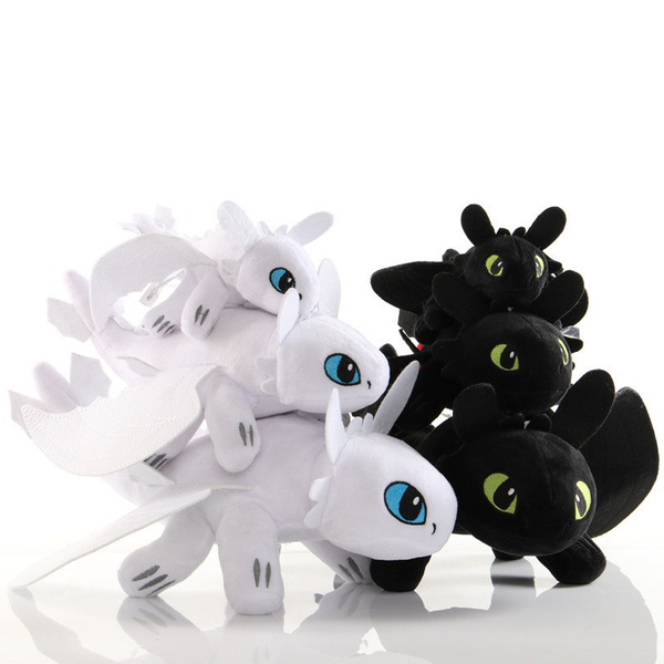 Toothless and light fury cheap stuffed animals