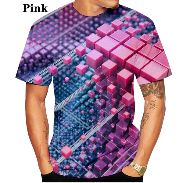 Funny Tie-dye Colorful 3D Print Tee Women Men Casual T-Shirt Short Sleeve Tops Funny Tie-dye Colorful 3D Print Tee Women Men Casual T-Shirt Short Sleeve Tops