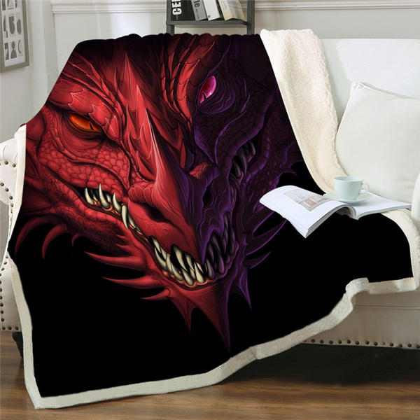 Red dragon blanket new arrivals