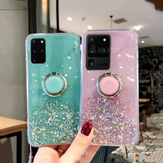 For Samsung Galaxy S20 Ultra S20 S20 Plus Note 10 Plus 5G Glitter Bling Sequins Case Starry Sky Transparent Soft Cover Full Stars Moon For Samsung Galaxy Note 10 Plus Note 10 A10E A20E A20 A50 S10E S10 S10 Plus