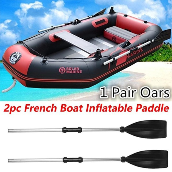 2pcs/set Detachable Aluminum Alloy Kayak Paddles Outdoor Inflatable Boat Oars