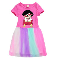 Roblox Game Children Colorful Mesh Tee Shirt Skirt Dress Princess Dress Wish - mesh shirt roblox