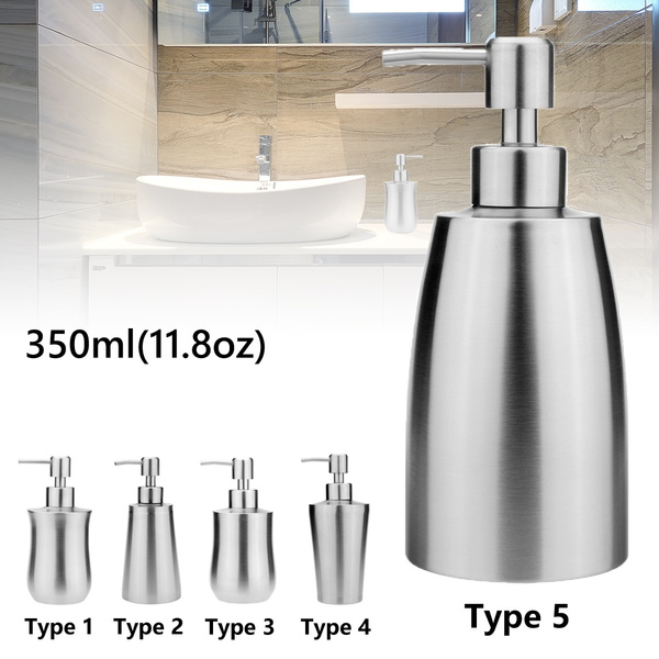 350ml/12oz Kitchen Bathroom Soap Lotion Pump Hand Sanitizer Dispenser