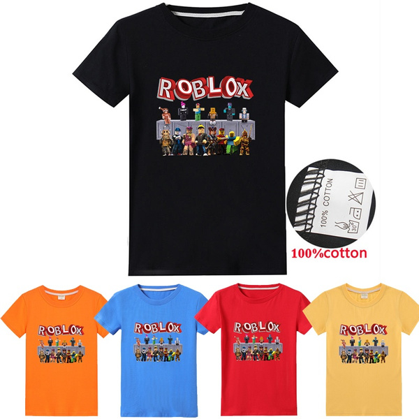 Cool Roblox T Shirt Children Summer Casual Cotton Tees Kids Boys Girls Short Sleeve Round Neck Tops Wish - roblox boys cool images