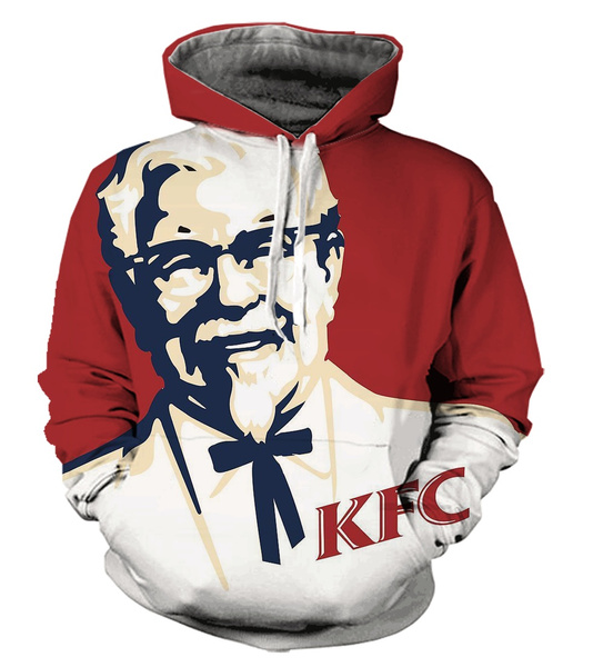 New Fashion Women/Mens The KFC Man 3D Print Casual Hoodies Sweatshirt Pullovers 