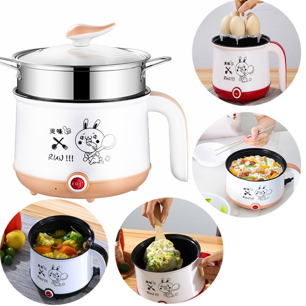 Mini Rice Cooker Non-stick Pan Single/Double Layer Rice Cooker for Rice  Cooking,Stir-fry,Steamed Egg Multifunctional Rice Cooker