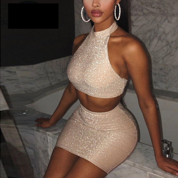 Party Backless Dress Skirt Sets 
