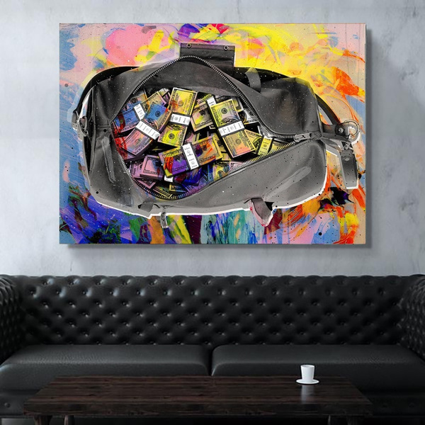 Colorful Car Posters Wall Hanging Pictures Canvas Paintings Prints