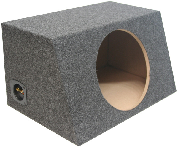 Single American Sound Connection H115 1 x 15-Inch Deep Angle Round Sub Box 