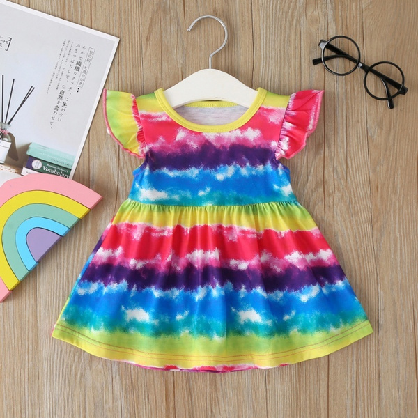 rainbow skirt for baby girl