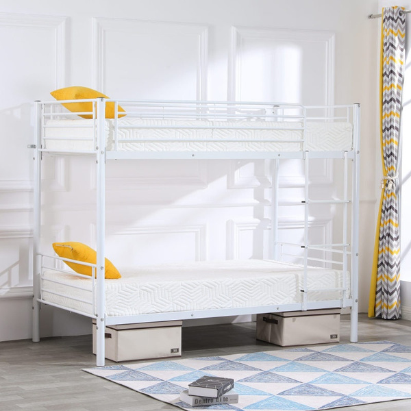 bunk bed with trundle bunk beds twin over twin Bunk Bed for kids Iron