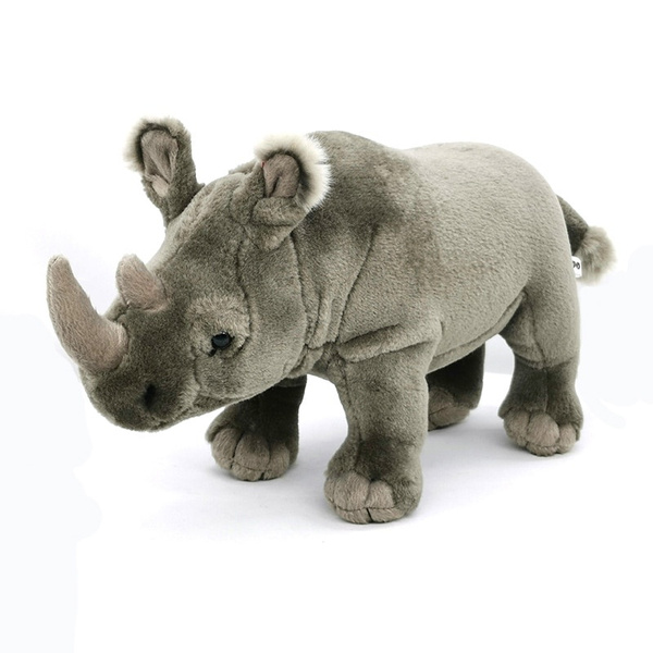 High Quality Lifelike African Rhinoceros Stuffed Toys Real Life Rhinos Wild  Animals Plush Toy Gifts For Children | Wish