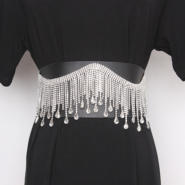 diamond corset belt