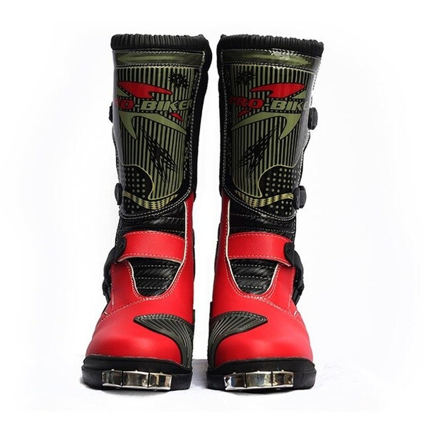Botas de moto PRO-BIKER impermeables para hombre PU botas para motocicleta  Motocross botas de protección de motocicleta botas largas de muslo negro |  Wish