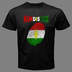 Mens T Shirt, Cotton T Shirt, kurdistan, summer t-shirts