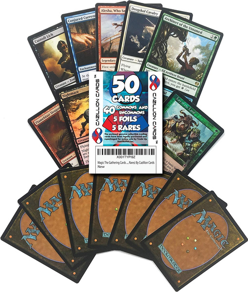 Magic The Gathering Cards 50 MTG Card Assorted Lot (Commons/Uncommons, Foils, Rares) | Wish Magic The Gathering Cards 50 MTG Card Assorted Lot (Commons/Uncommons, Foils, Rares) | Wish