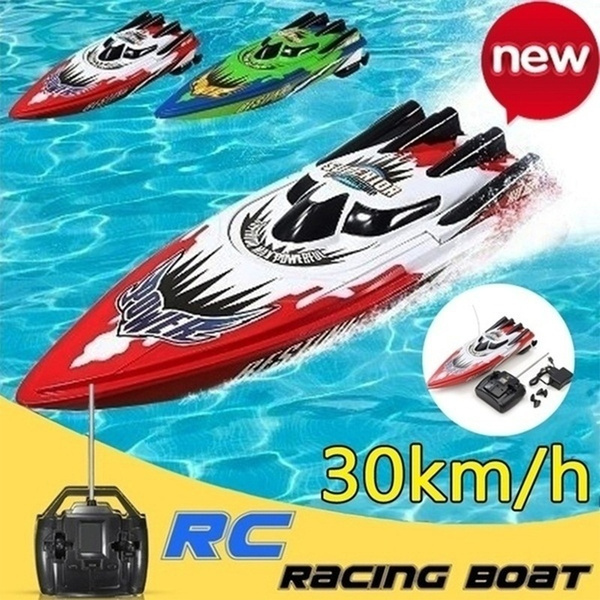 20km/h High Speed RC Boat Radio Controlled Brushed Motor Remote Control ...