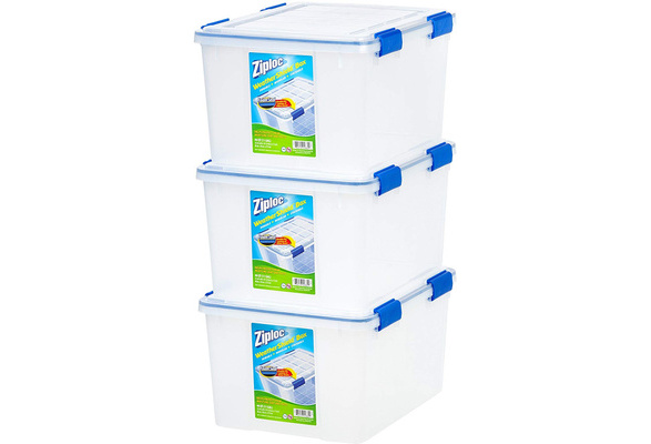 Ziploc 2025 plastic bins