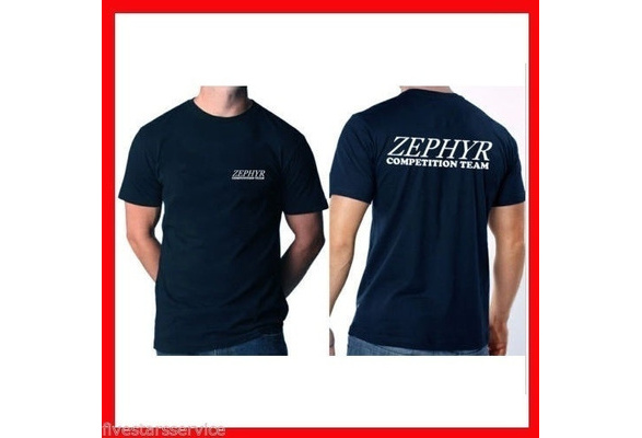 Zephyr Competition Team Z-boys Lords Dogtown Skateboard Navy Blue T-shirt  Mens Fashion Personality Tee Shirt Round Neck Short Sleeve Cotton T-shirt 