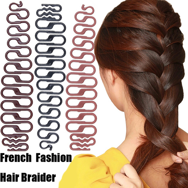 Plastic Women Wave Braid Clip French Fishbone Hair Braid Hair Weave  Artifact Hair Braider Hair Styling Tool Twist Braid Tool Braiders | Wish