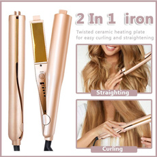 Hair Curlers, Straightening Iron, 2in1hairstraightener, hairpro2in1curlerstraightener