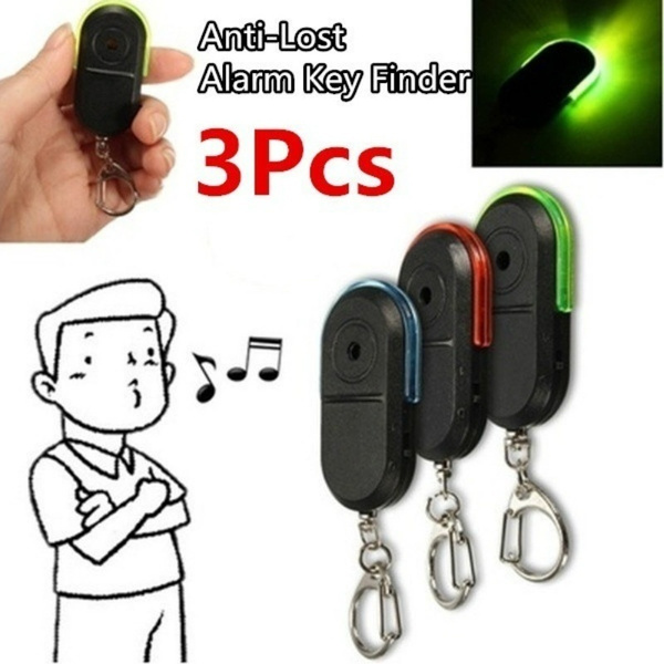 1* Wireless LED Light Keychain Anti-Lost Alarm Key Finder Locator