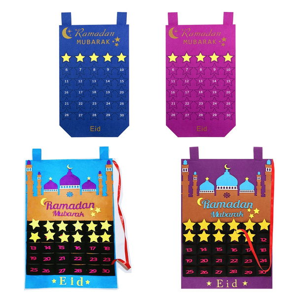 Childrens Eid Mubarak Ramadan Mosque Arabic Deed Kids Felt Planner