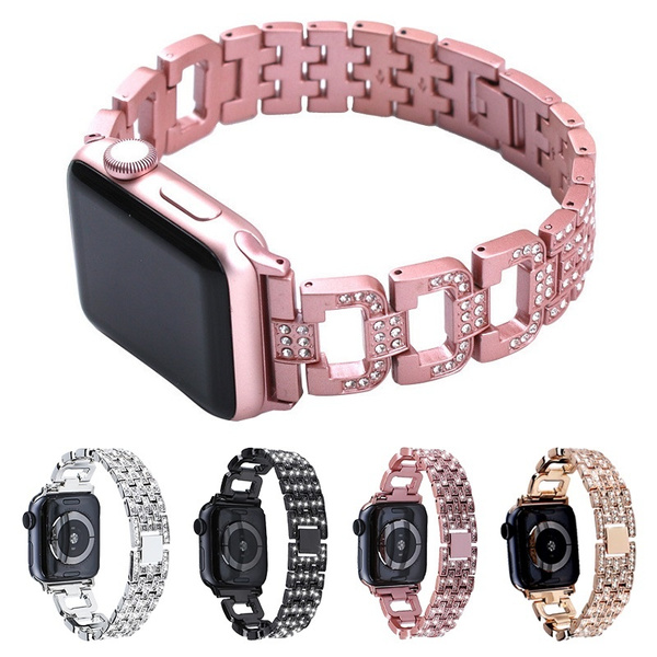 Apple Watch 38mm 40mm 42mm 44mm Diamond Band, D Shape Buckle Wristband for  iWatch Series 6/5/4/3/2/1/SE | Wish