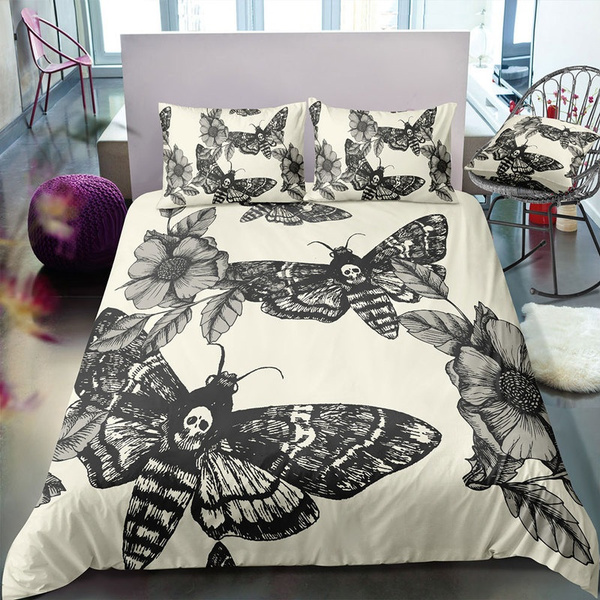 black butterfly comforter